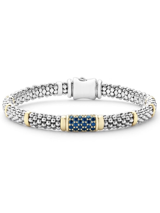 LAGOS Jewelry - LAGOS SIGNATURE CAVIAR Blue Sapphire Caviar Bracelet | 6mm